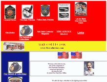 Tablet Screenshot of firecollector.com